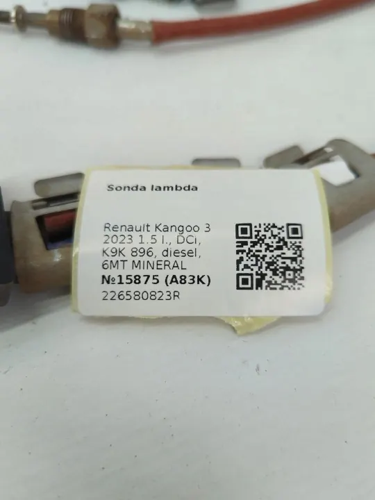Lambda sensor Renault Kangoo 3 2023 226580823R image 3