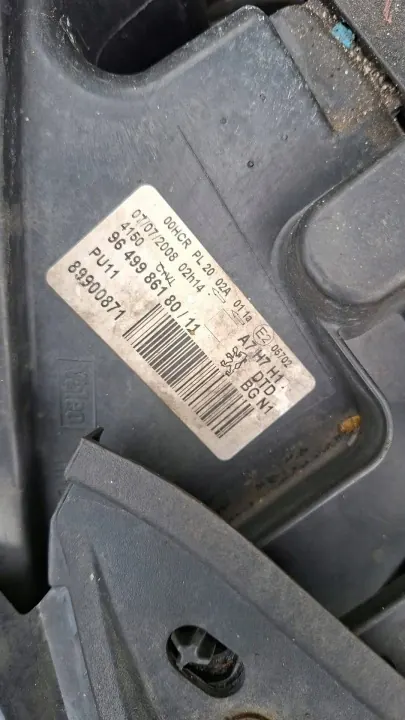 Peugeot OE 9649986180 oikea etuvalo image 3