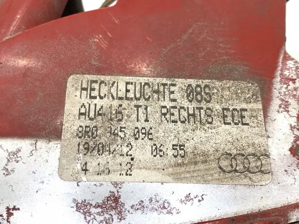 OEM 8R0945096 Luz de parachoques trasera derecha Audi Q5 8R 08-17 image 4