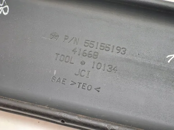 Cadre de plaque d'immatriculation arrière Jeep Wrangler OEM 55155193 image 6