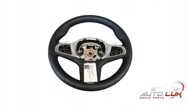 Palettes Volant BMW OEM 8094542 Cuir Noir image 2