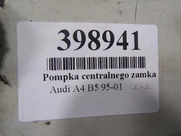 Pompe de verrouillage central Audi A4 B5 OEM 8D0862257E image 6
