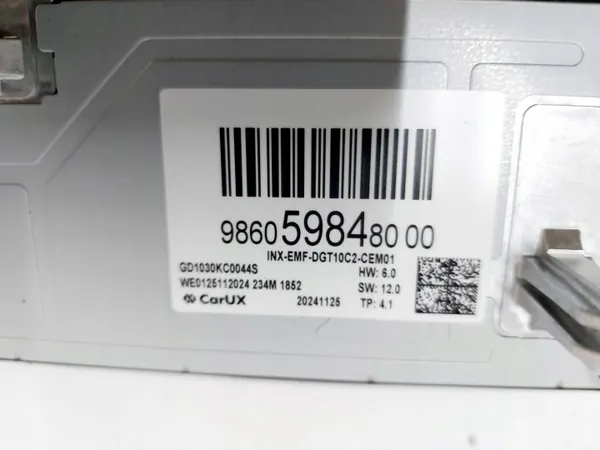 Peugeot 2008 II navigointinäyttö OEM 9860598480 image 5