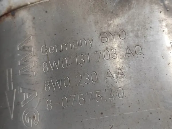 OEM 8W0131703AQ 8W0230AA Audi A6 C8 Katalysator image 3