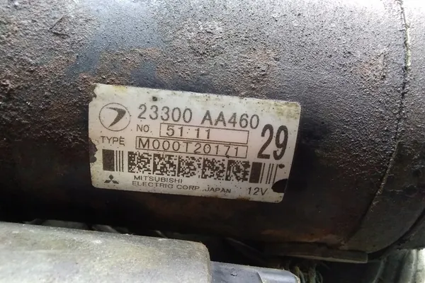 Motor de arranque SUBARU OUTBACK 3.0L 2005 OEM 23300AA460 image 3