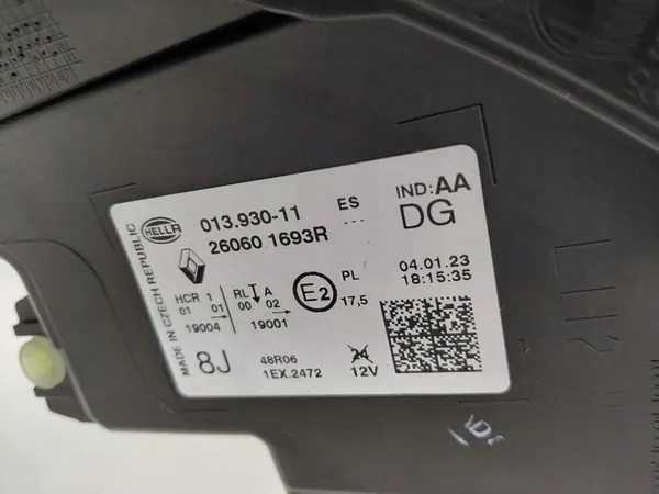 Vasen Full Led Lamppu Renault Captur II image 3