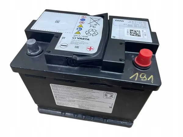 Batterie AGM OEM 9878489 12V 60Ah pour BMW image 2
