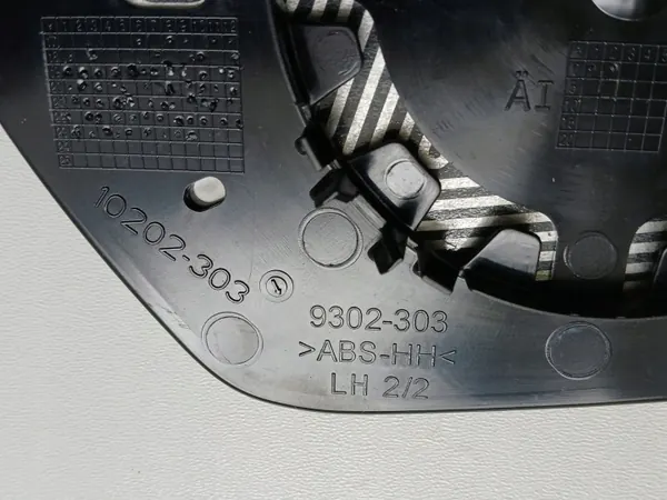 Insert Espelho Direito Toyota OE - Ajuste OEM image 3