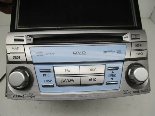Radio CD Navigation Subaru Legacy 09-14 OEM 86271AJ400 image 4