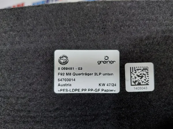 BMW 8069481 Untere Stoßstangenstütze vorne image 3