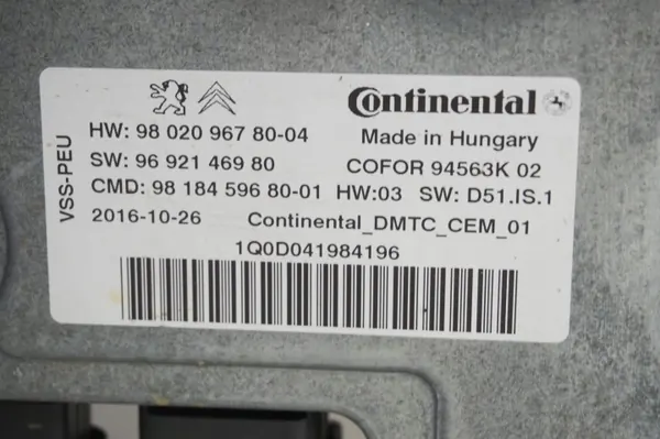 Start Stop -kondensaattori OEM 9802096780 Citroen C4 Picasso image 5