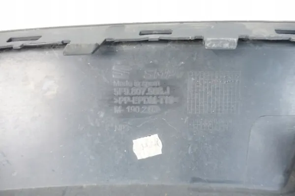 Spoiler de pare-chocs arrière SEAT LEON III OEM 5F9807568J image 8