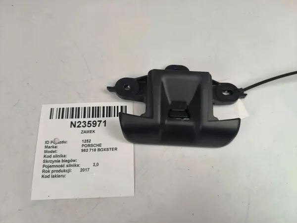 Verrou de toit Porsche Boxster 982 2017 OEM 109140500 image 2