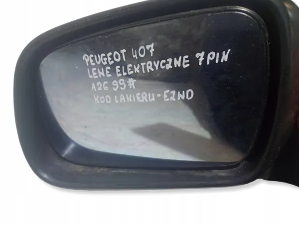Espelho esquerdo OEM CAG19787 7 pinos para Peugeot 407 image 6