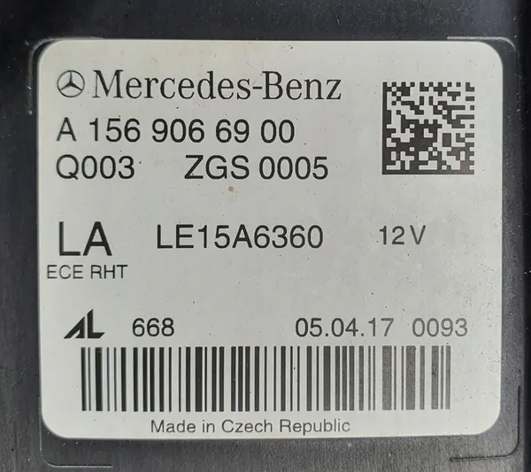 MERCEDES GLA 156 X156 LINKER RECHTER VOOR LED KOPLAMP image 9