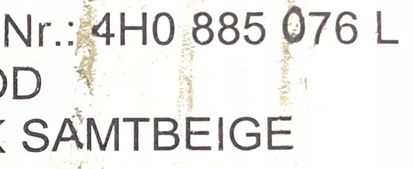 OEM 4H0885076L Leder-Hinterarmlehne für Audi A8 S8 D4 image 10
