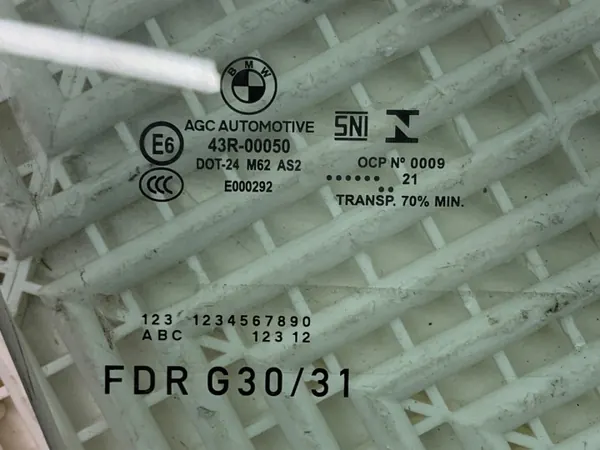 Vitre avant droite OEM LORK-2149-131130 BMW G30 image 3