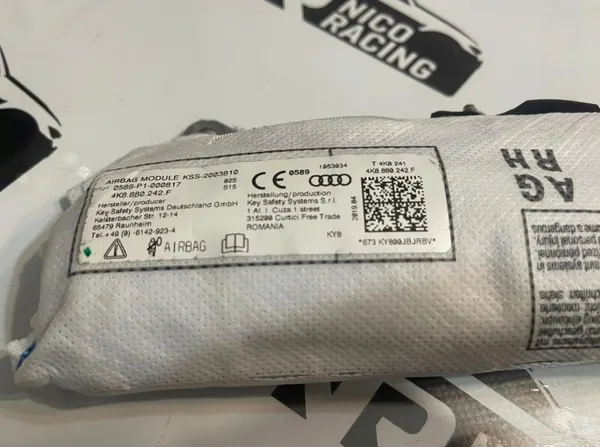 Audi A6 C8 säteskudde OEM 4K8880242/4K8880241 image 5
