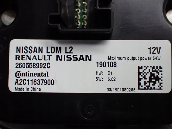 Module convertisseur LED OEM 260558992C pour Nissan Leaf II image 3