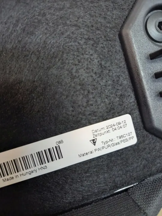 Cobertura de porta-malas Porsche Macan II OEM 95C867769A AB19 image 9
