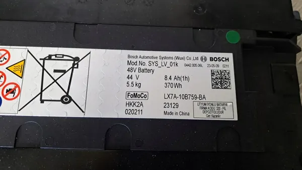 Ford OEM LX7A-10B759-BA Batterie - 8Ah Gebraucht image 5