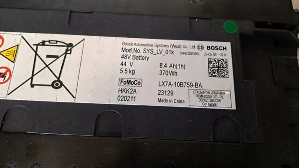 Ford OEM LX7A-10B759-BA Batterie - 8Ah Gebraucht image 7