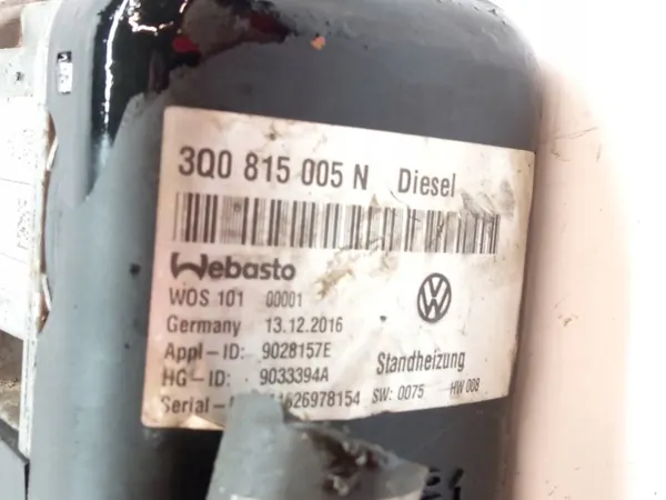 Webasto Standheizung Skoda Superb III 3Q0815005N image 3