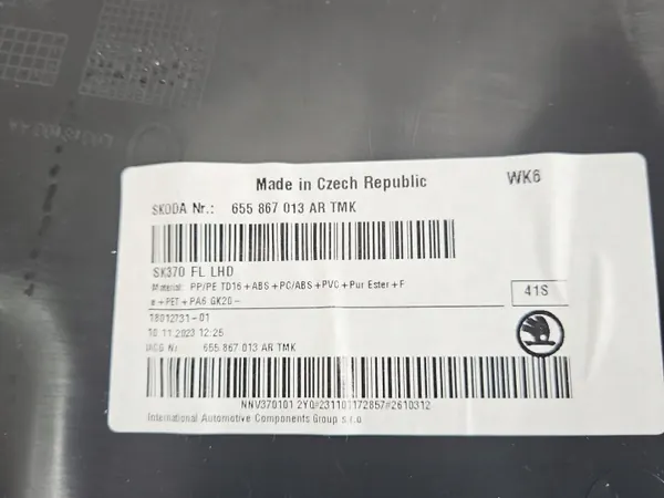 Panneau de Porte Avant Gauche OEM IMPRK1543771 Skoda Kamiq image 6