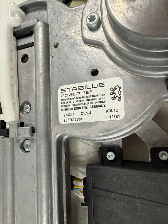 Mécanisme de hayon Peugeot 508 OEM 9677615380 image 5