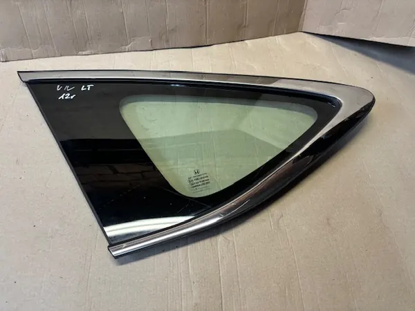 Honda CR-V IV vänster bakre karossglas med kromram image 3