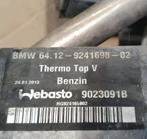 Webasto Verwarming OEM 9241698 voor BMW 5/7 Serie image 3