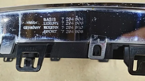 BMW 3 GT F34 Right Grill 51137294804 Original image 5