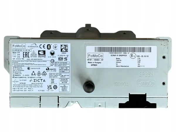 Ford Fiesta MK8 2023 Radio Lezer OEM M1BT-18D804-HF image 2