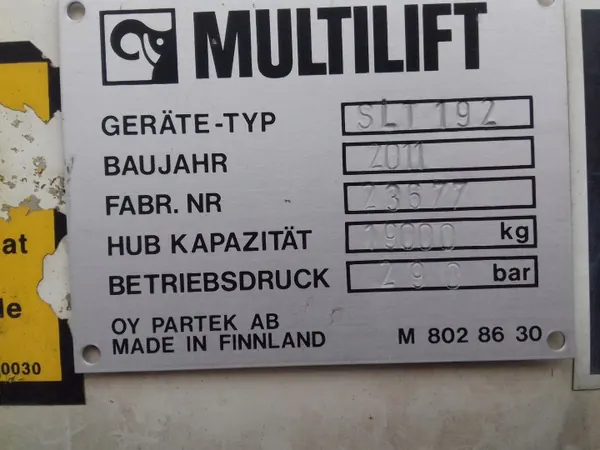 Carroçaria elevador HIAB-MULTILIFT usado OEM Zabudowa image 10