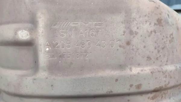 Mercedes Auspuff OEM A2054904301 A205493603 Gebraucht image 6