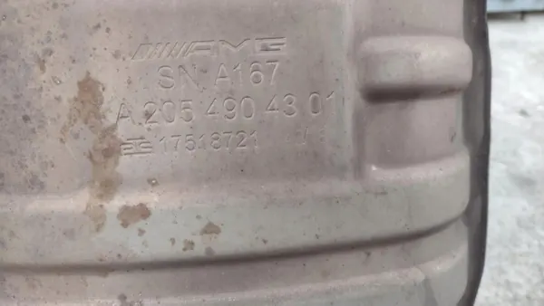 Mercedes Auspuff OEM A2054904301 A205493603 Gebraucht image 7