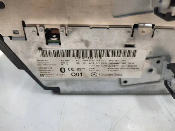 Mercedes S-klass W221 Radiobyttare OEM 2219002601 image 4
