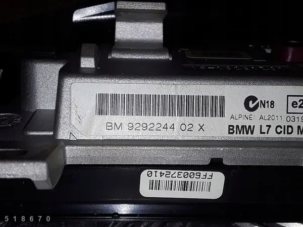 BMW Display Bildschirm OEM 9292244 - Gebraucht image 4