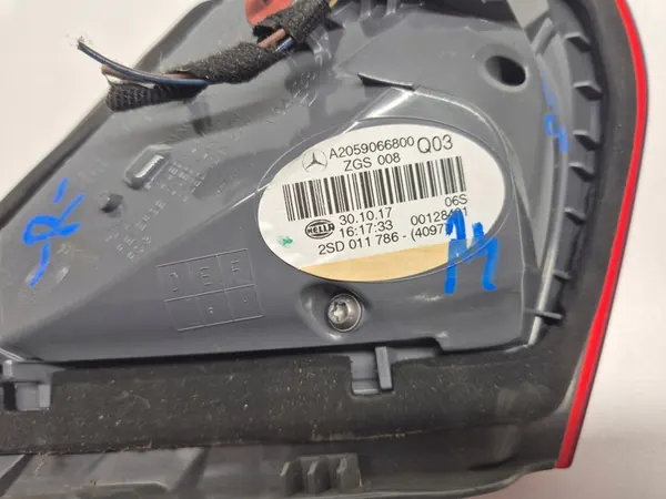 MERCEDES C-KLASSE W205 COUPE ACHTERLICHT RECHTS LED 15-18 image 5