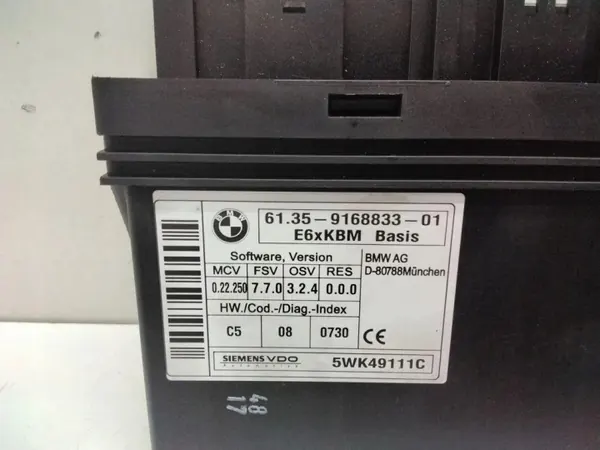 BMW Komfortmodul OEM 9168833 för 5 Touring image 3