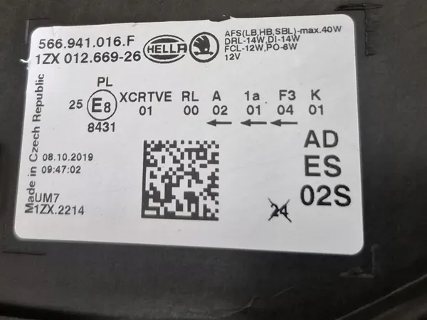 Skoda Kodiaq Full LED Lado Direito 566941016F image 10