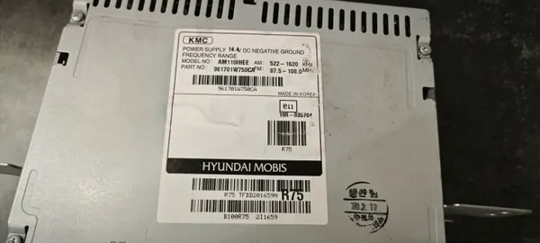 Radio CD MP3 Kia OEM 961701W750CA para Rio III image 7