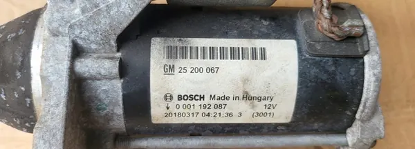 Motor de arranque Opel Adam / Corsa E / Astra K / Mokka 1.4 25200067 image 2