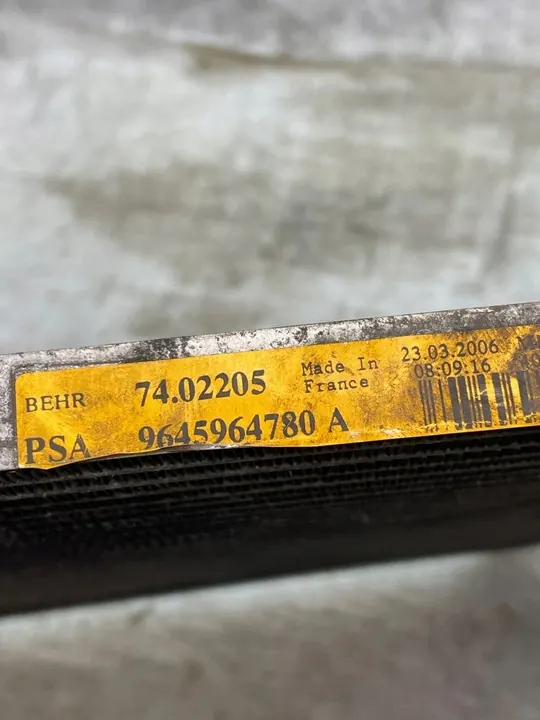 Citroen OE 9645964780-A Ilmastointijäähdytin image 4