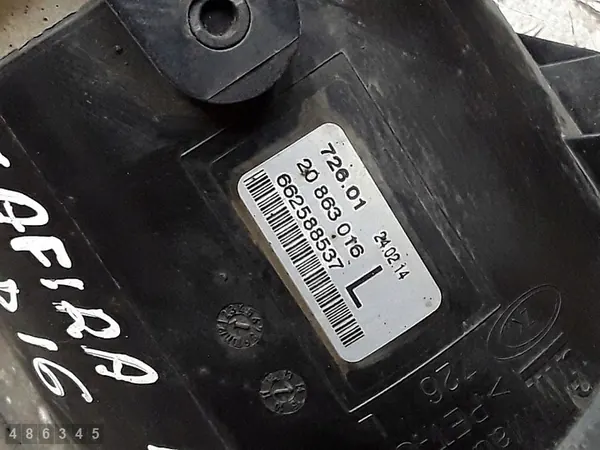 Opel Zafira C 2014 Dimljus Vänster 20863016 image 7