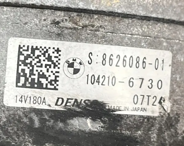 ALTERNATOR BMW 1 F20 3 F30 OEM 8626086 image 6