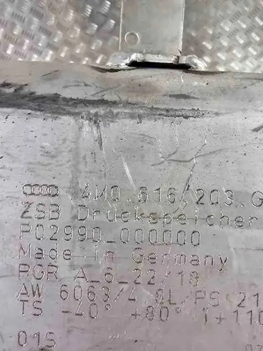Ilmasäiliö OEM PP2990000000 Audi Q7 3.0L Diesel image 3