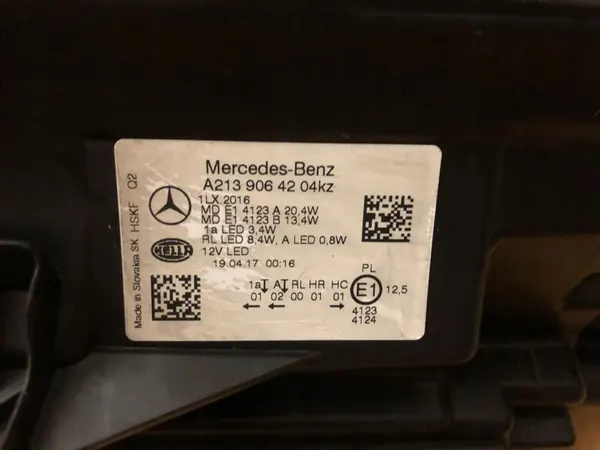 Set Voorlampen Mercedes-Benz E W213 2017 image 5