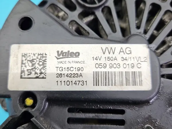 Vaihtovirtageneraattori Audi A5 I 8T 3.0 V6 TDI OEM 059903019C image 5