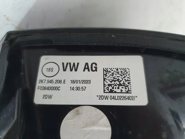 VOLKSWAGEN VW CADDY 2K7 21- Lámpara Trasera Derecha LED 2K7945208E image 4